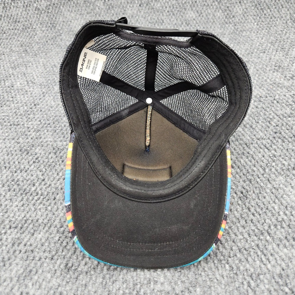 Dakine Women's Multi Color Striped Foam Mesh Trucker Snapback Hat Ball Cap - Picture 6 of 7